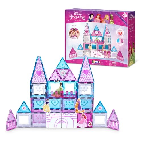 70 Piece Magnetic Princess Castle Tile Playset