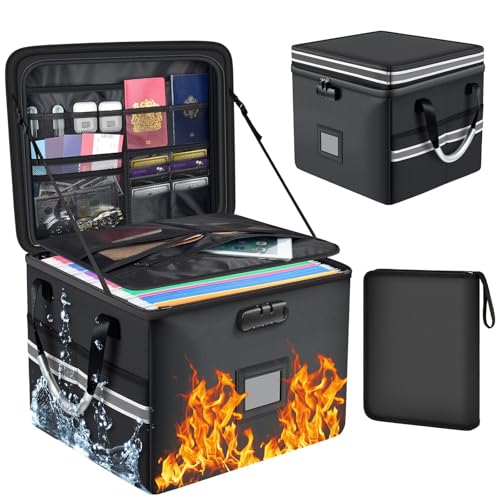 60L Fireproof Locking Document Storage Box