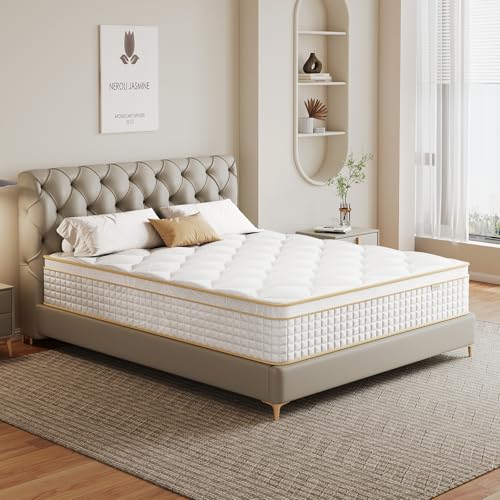 12 Inch Hybrid Queen Mattress with Memory Foam