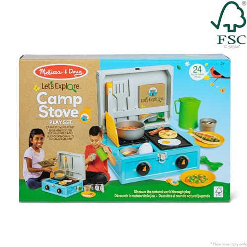 Melissa & Doug Camp Stove Play Set - 24 Pieces
