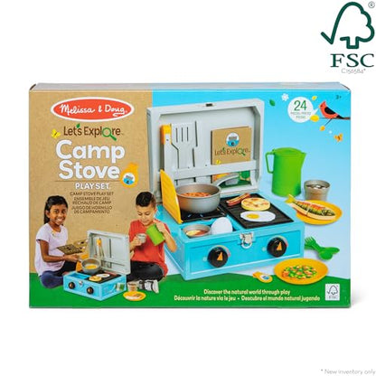 Melissa & Doug Camp Stove Play Set - 24 Pieces