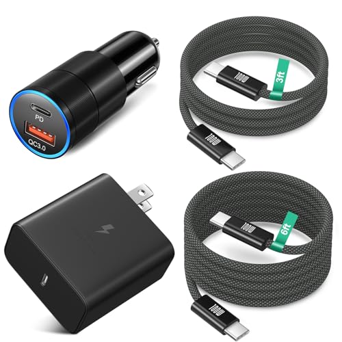 2 Pack 45W USB C Wall and Car Charger