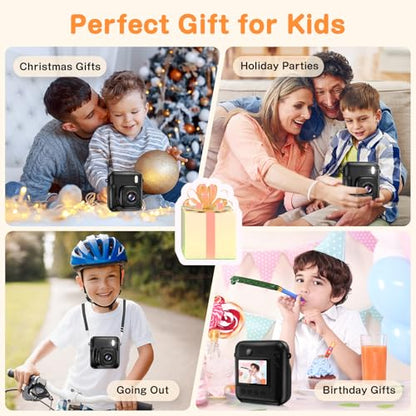 Kids 48MP Dual-Lens Digital Camera with Print