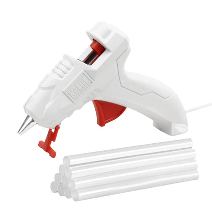 KeLDE Mini Hot Glue Gun - High Temperature Drip-Less Glue Gun with 10pcs Hot Glue Sticks for Craft Projects, 10 Watts…