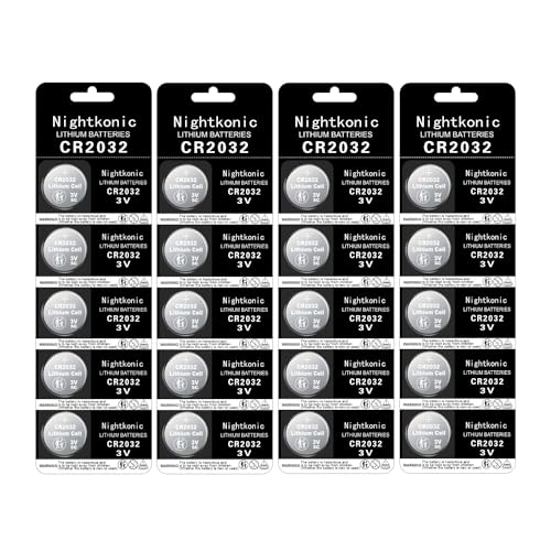 20 Count CR2032 3V Lithium Coin Cell Batteries