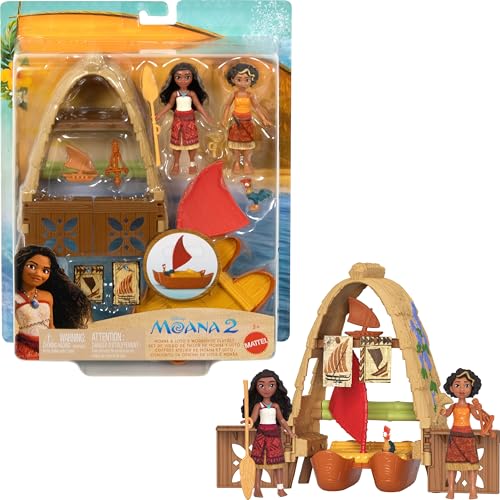 Mattel Moana & Loto Workshop Playset with Dolls
