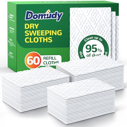 60 Count Dry Sweeping Cloths Refills for Swiffer
