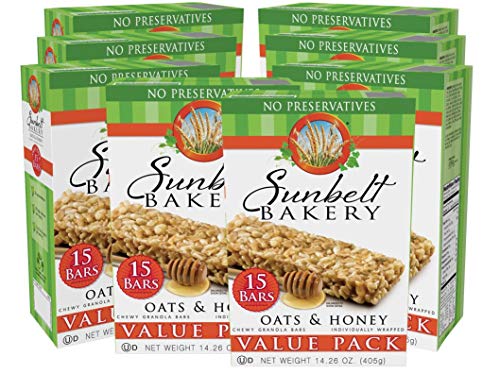 120 Pack Sunbelt Bakery Oats & Honey Granola Bars