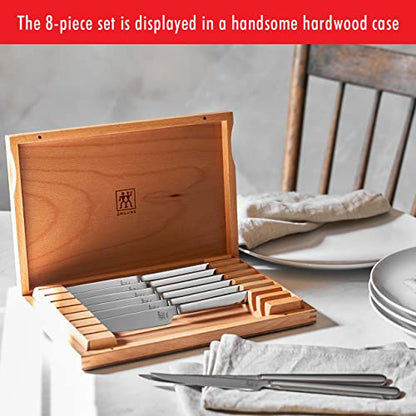 ZWILLING 8-Piece Razor-Sharp Steak Knife Set