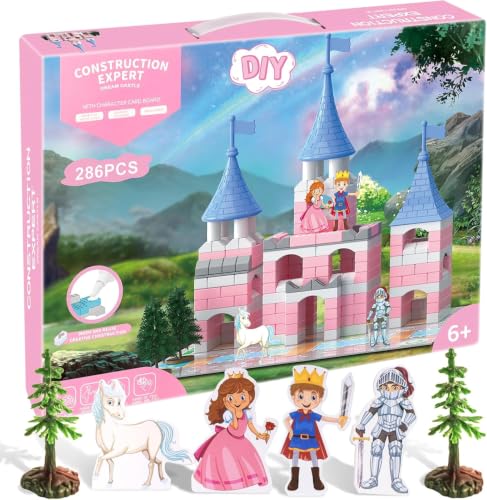 286 Piece Mini Princess Castle Building Kit