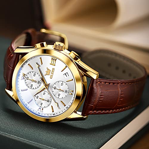 OLEVS Men's Chronograph Luxury Waterproof Watch