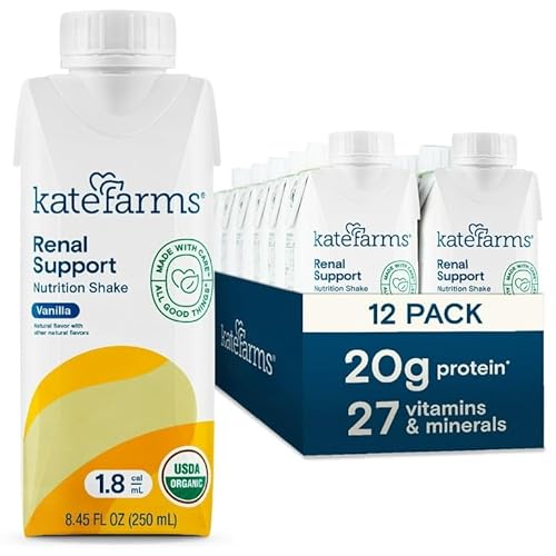 12 Pack Kate Farms Renal Support Nutrition Shakes