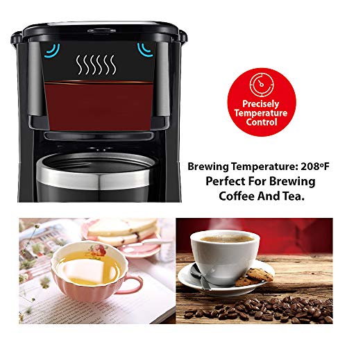 Single Serve Coffee Maker with Travel Mug