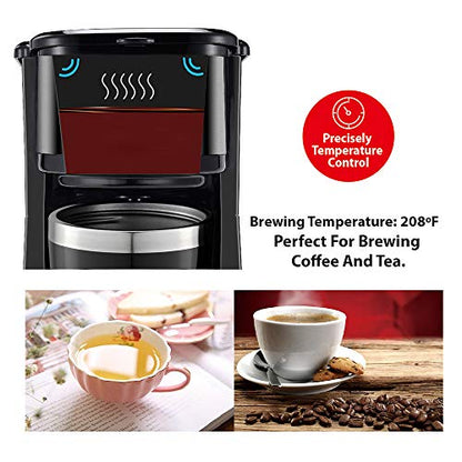 Single Serve Coffee Maker with Travel Mug