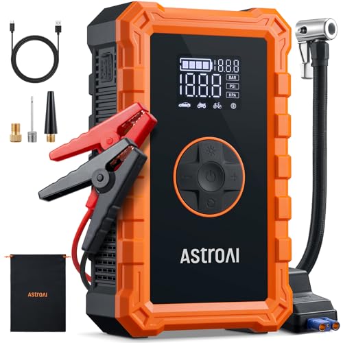 AstroAI 3000A Jump Starter with Air Compressor