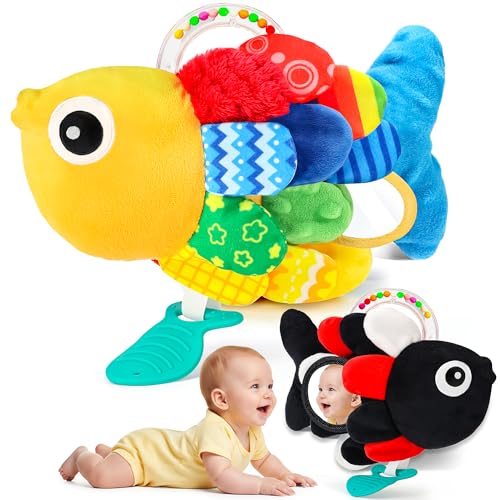 Baby Rattle Teething Sensory Toy Shaker