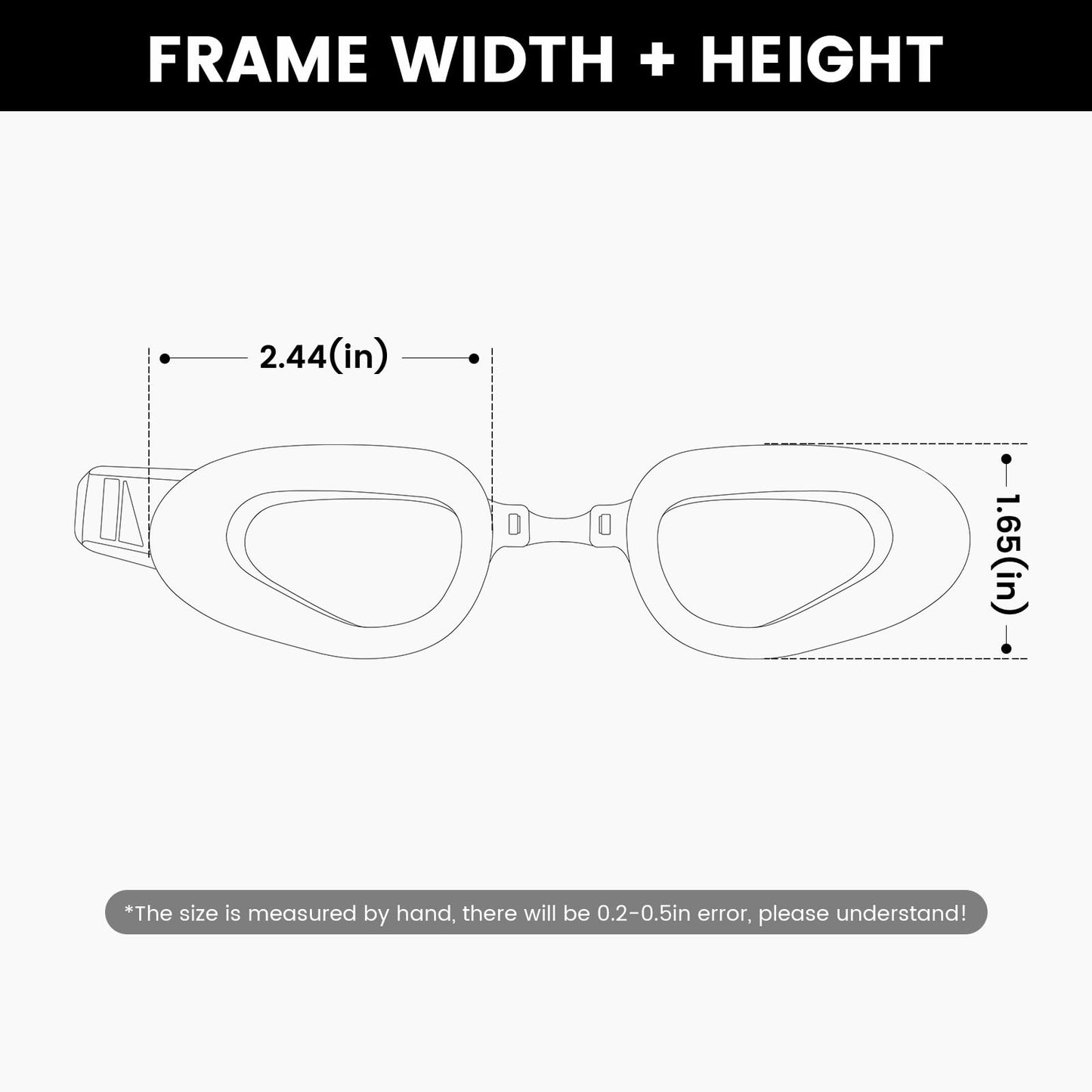 Swim Goggles & Cap Set for Adults