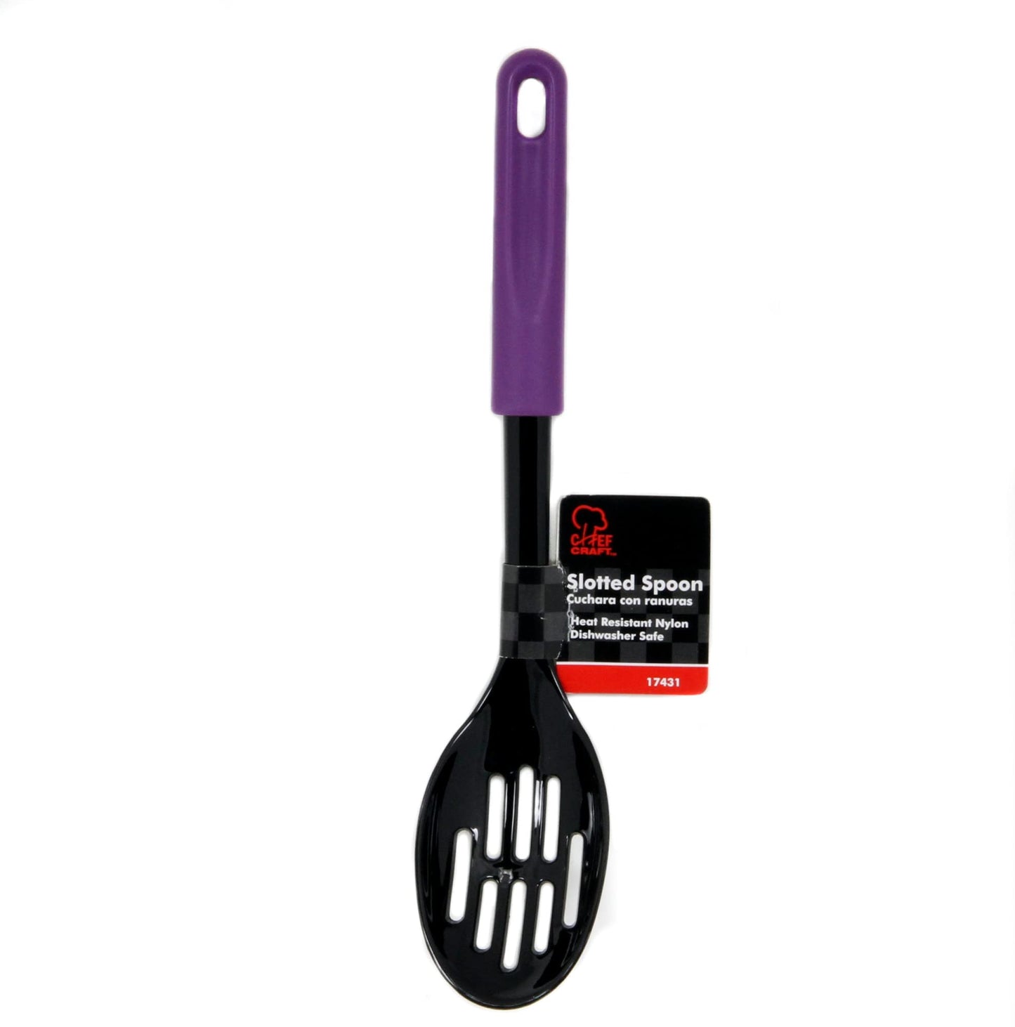 Chef Craft 11.5-Inch Purple Slotted Spoon