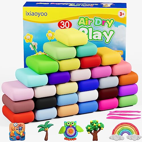 30 Pack Air Dry Foam Modeling Clay