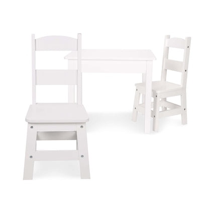 Melissa & Doug Wooden Table and Chairs Set