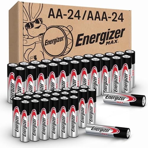 48 Pack Energizer AA AAA Batteries Combo Set