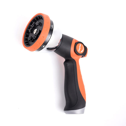 Metal Hose Nozzle with 10 Spray Patterns