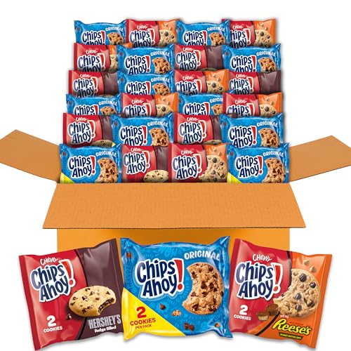 50 Pack Chips Ahoy! Cookies Variety Snack Packs