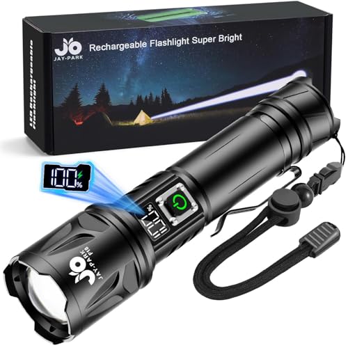 Rechargeable High Lumen Zoomable LED Flashlight
