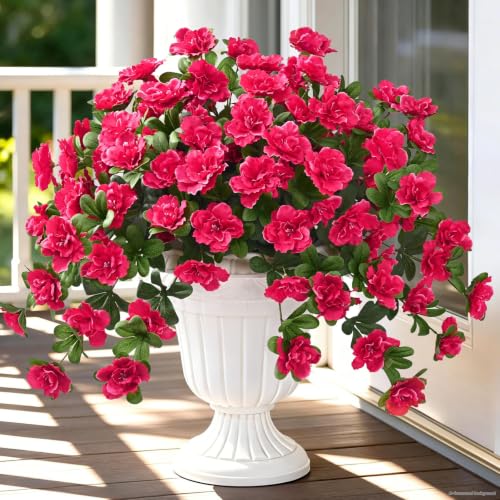 2 Bundle UV Resistant Artificial Outdoor Plants
