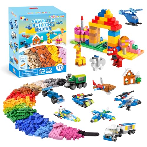 1100 Piece Creative Building Bricks Set