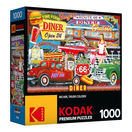 1000 Piece RoseArt Kodak 50's Diner Jigsaw Puzzle