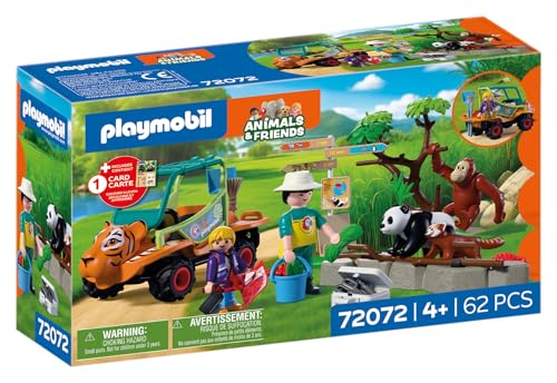 Playmobil Zookeeper Vehicle Playset with Animals