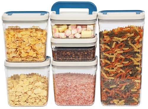 6 Pack Flip-Lock Airtight Food Storage Containers