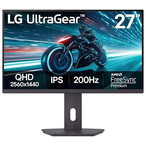LG 27-Inch QHD 200Hz 1ms Gaming Monitor