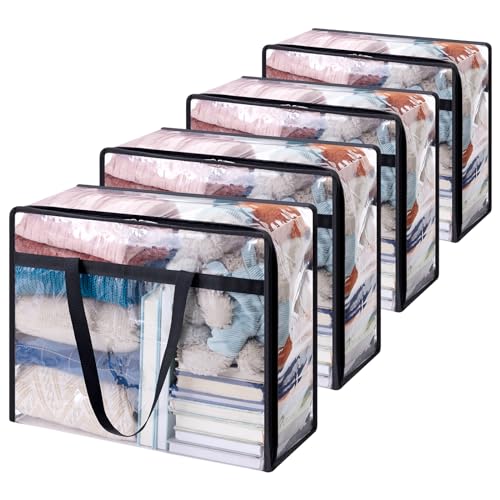 4 Pack Lifewit Clothes Storage Bags with Zipper