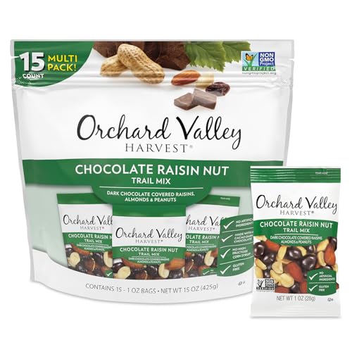 15 Pack Orchard Valley Harvest Chocolate Raisin Nut Mix (OU-D)