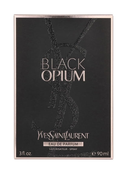 Yves Saint Laurent Eau De Parfum Spray for Women, Black Opium, 3 Ounce