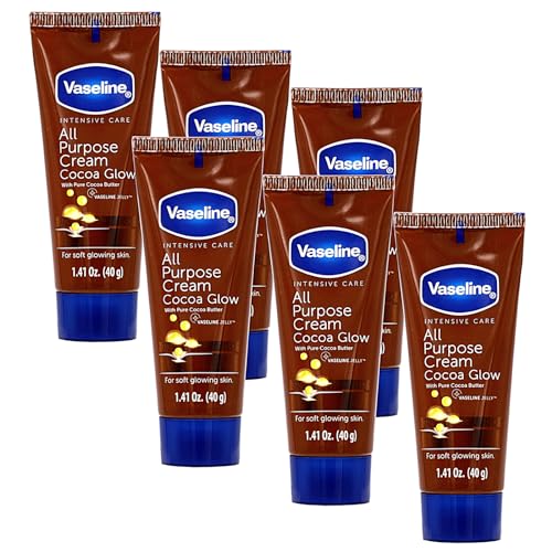6 Pack Vaseline All Purpose Cocoa Butter Cream Tubes