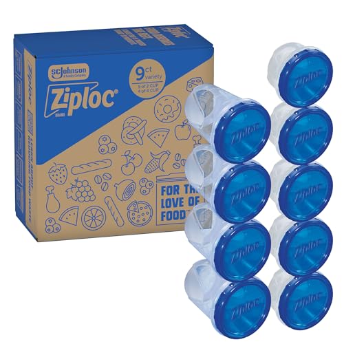 9 Count Ziploc Twist 'n Loc Food Storage Containers