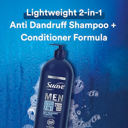 Suave Men 2-in-1 Anti-Dandruff Shampoo & Conditioner