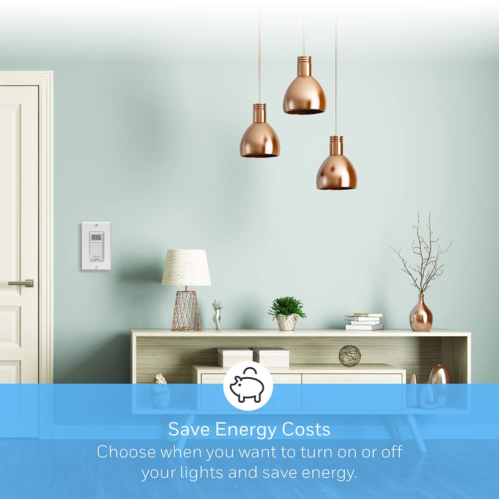 Honeywell Home 7-Day Programmable Light Switch Timer