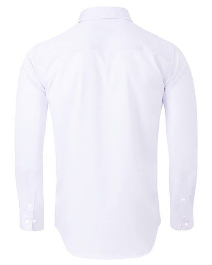Men's Wrinkle-Free Button Down Dress Shirt White