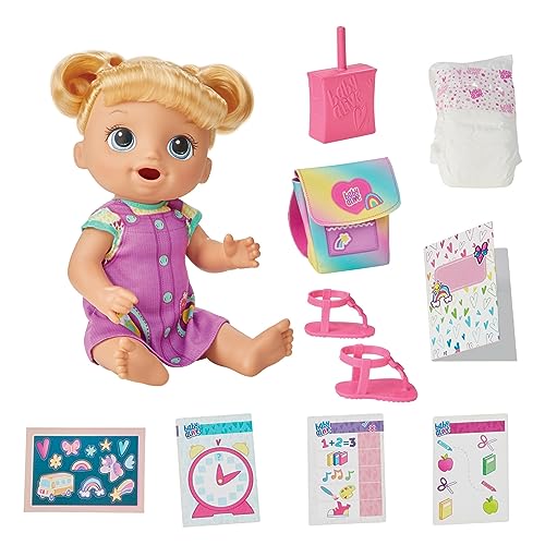 Baby Alive School Baby Doll Set 12 Inch Toy