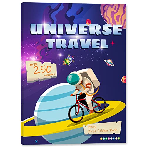 250+ Universe Sticker Book Reusable Activity for Kids
