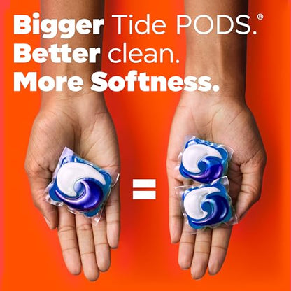 Tide Power PODs 2-in-1 Laundry Detergent Pods with Downy Soft Boosters, Lasting Freshness with April Fresh Scent, 45 Count