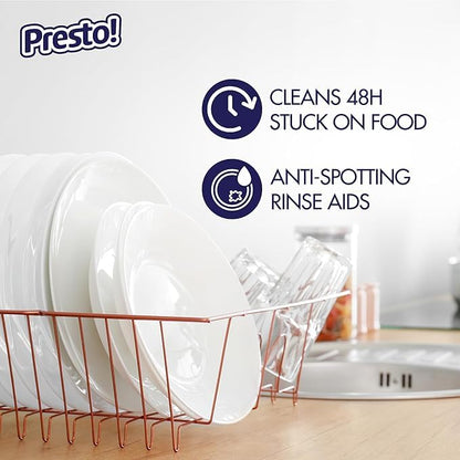 70 Count Presto! Dishwasher Pacs with Fresh Scent