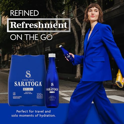 Saratoga Spring Water, 6 Pack, 16 Fl Oz