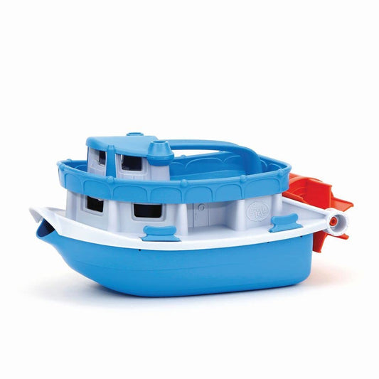 Green Toys Blue/Grey Paddle Boat Bath Toy