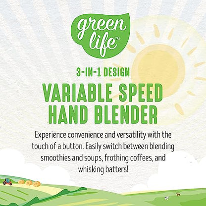 GreenLife 500-Watt Immersion Handheld Stick Blender
