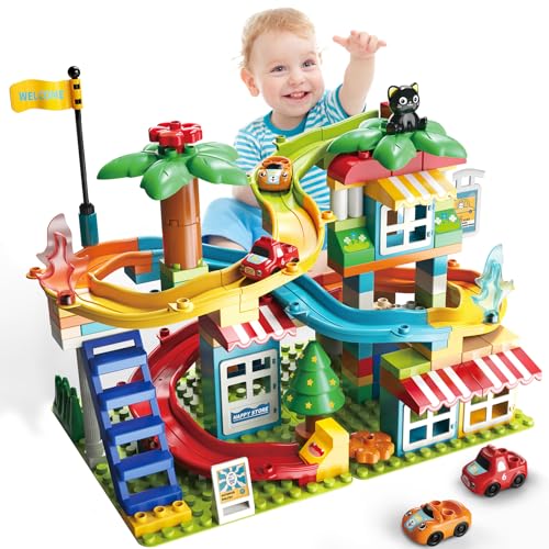 Marble Run Building Blocks STEM Maze Track Set